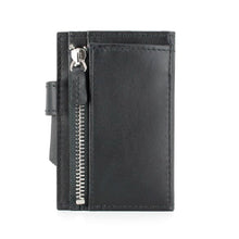 將圖片載入圖庫檢視器 Cascade Zipper Wallet SNAP RFID 安全防盜環扣真皮拉鍊三摺錢包
